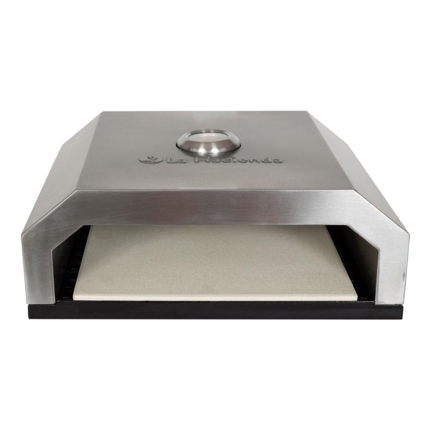 Pizza oven for garden grills + ceramic-stone plate