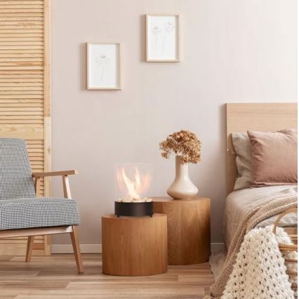Planika - BIO fireplace 36,3x25,1 cm 2,5kW black
