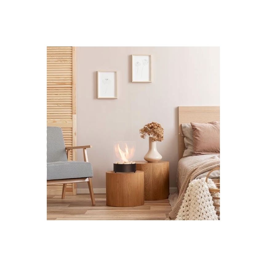 Planika - BIO fireplace 36,3x25,1 cm 2,5kW black