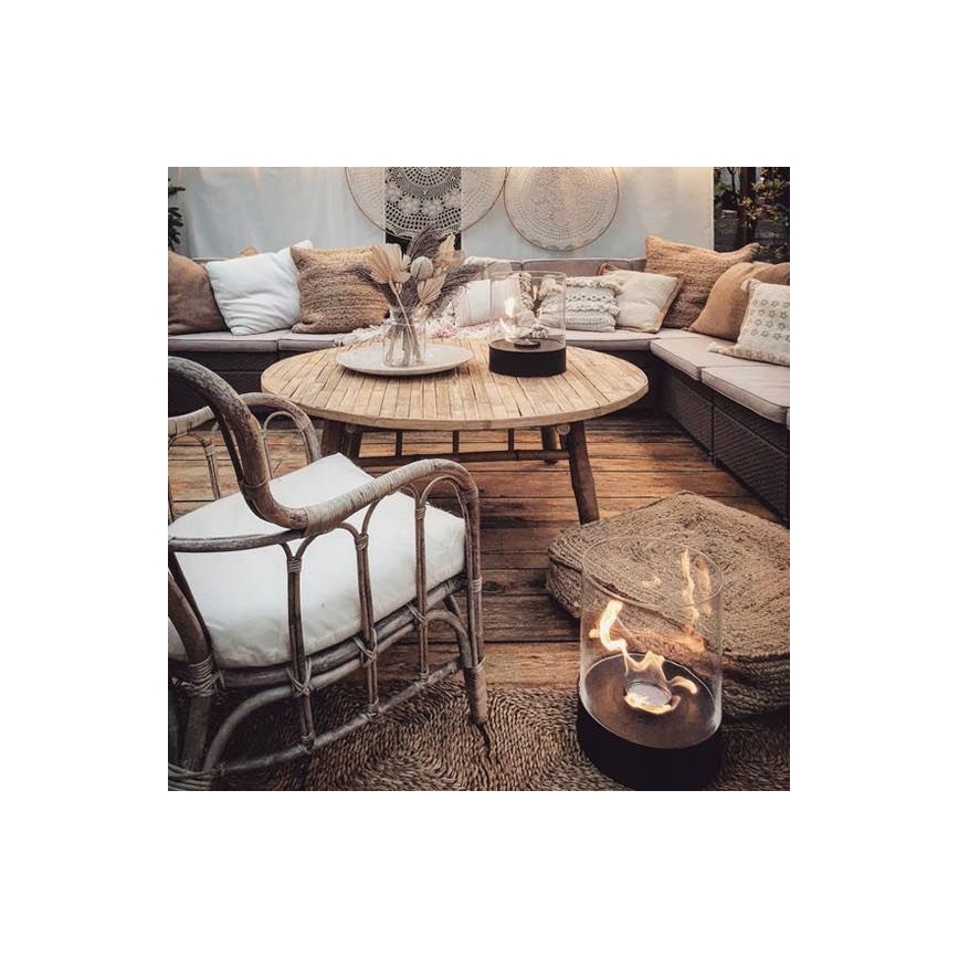 Planika - Bioethanol Fireplace 32.1 x 25.1 cm, 2.5 kW, Black
