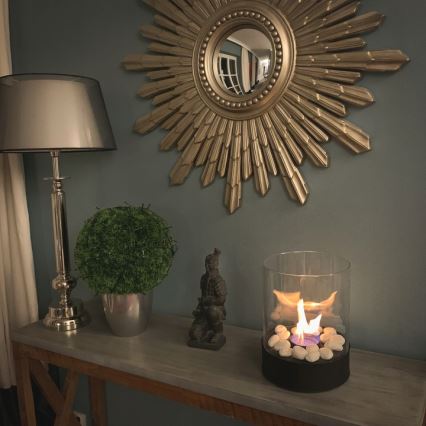 Planika - Bioethanol Fireplace 32.1 x 25.1 cm, 2.5 kW, Black