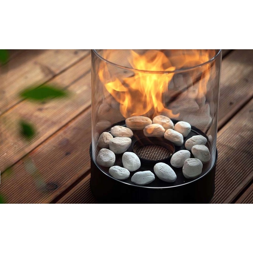 Planika - Bioethanol Fireplace 32.1 x 25.1 cm, 2.5 kW, Black