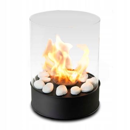 Planika - Bioethanol Fireplace 32.1 x 25.1 cm, 2.5 kW, Black
