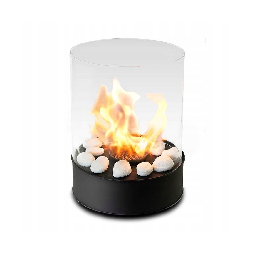 Planika - Bioethanol Fireplace 32.1 x 25.1 cm, 2.5 kW, Black