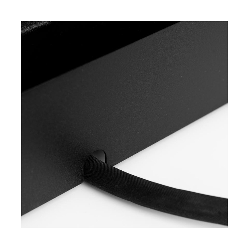 Planika - Outdoor gas fireplace 41,4x69,8 cm 10kW black + protective cover