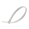 Plastic folding band 2,5x100mm 100pcs white