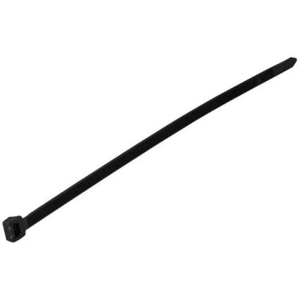 Plastic folding bands 2,5x150mm 100pcs black
