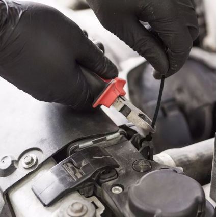 Plastic folding bands 2,5x150mm 100pcs black