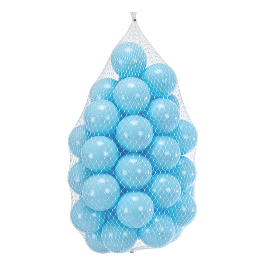 Plastic play balls 50 pcs d. 7 cm blue