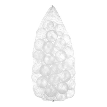 Plastic play balls 50 pcs d. 7 cm clear