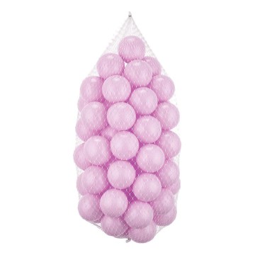 Plastic play balls 50 pcs d. 7 cm pink