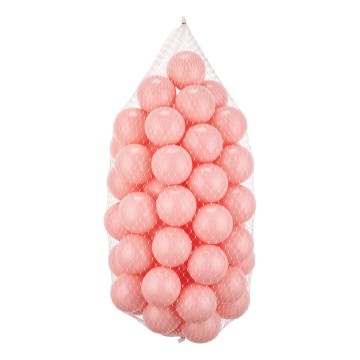 Plastic play balls 50 pcs d. 7 cm pink