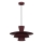 PLATO Cable-Hung Pendant 1x E27/15W/230V, Burgundy