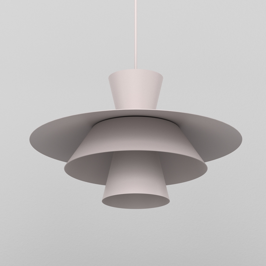 PLATO cable pendant lamp, 1xE27/15W/230V, cream