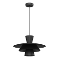 PLATO Cable Pendant Light 1xE27/15W/230V Black