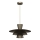 PLATO cable-suspended pendant light 1xE27/15W/230V, bronze