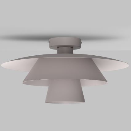 PLATO Ceiling Light, 1x E27/15W/230V, Ø 32 cm, Cream