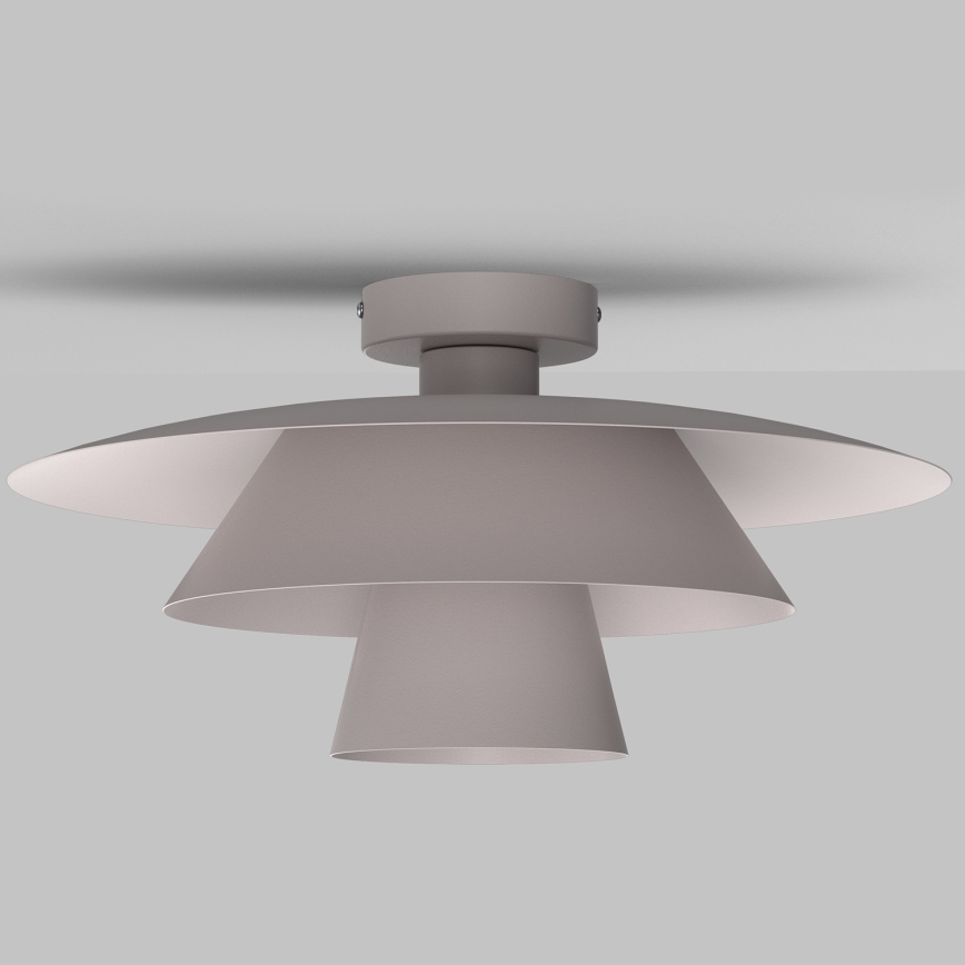 PLATO Ceiling Light, 1x E27/15W/230V, Ø 32 cm, Cream