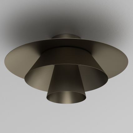PLATO Ceiling Light 1xE27/15W/230V, Ø 32 cm, Anthracite