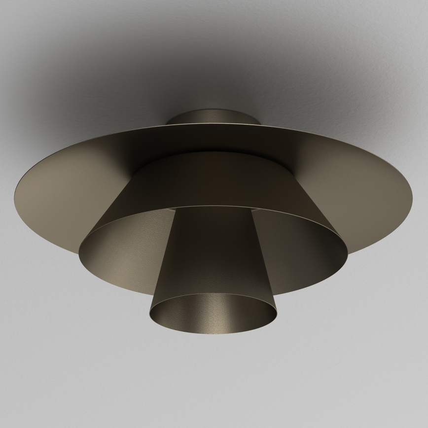 PLATO Ceiling Light 1xE27/15W/230V, Ø 32 cm, Anthracite