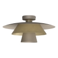 PLATO Ceiling Light 1xE27/15W/230V Ø 32 cm Beige/Gold