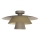 PLATO Ceiling Light 1xE27/15W/230V Ø 32 cm Beige/Gold