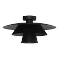 PLATO Ceiling Light 1xE27/15W/230V Ø 32 cm, Black
