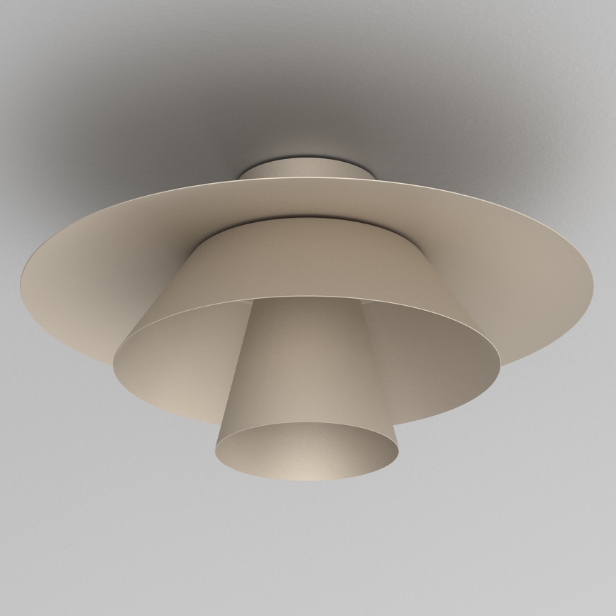 PLATO Ceiling Light 1×E27/15W/230V Ø 32 cm, Beige