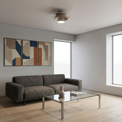 PLATO Ceiling Light 1×E27/15W/230V Ø 38 cm, Beige