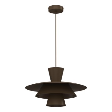 PLATO Cord Pendant Light 1xE27/15W/230V, Brown