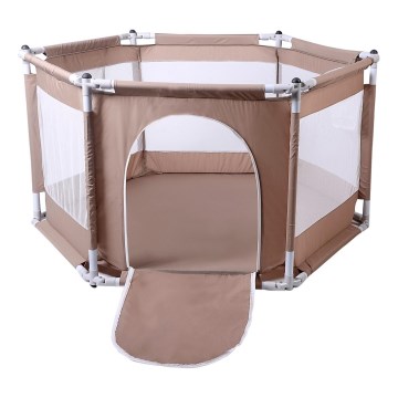 Playpen 120 cm brown