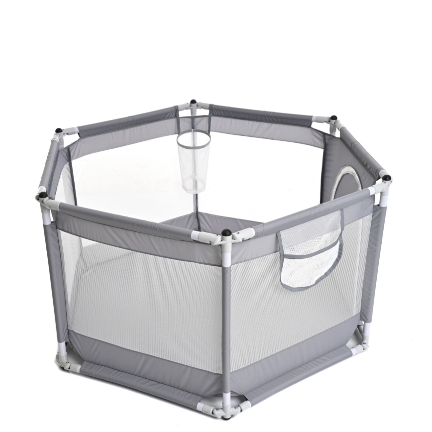 Playpen 120 cm grey