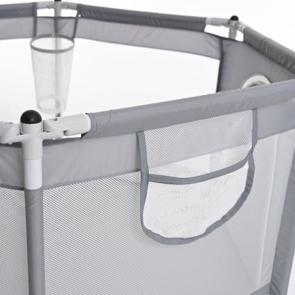 Playpen 120 cm grey