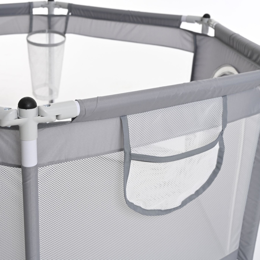 Playpen 120 cm grey