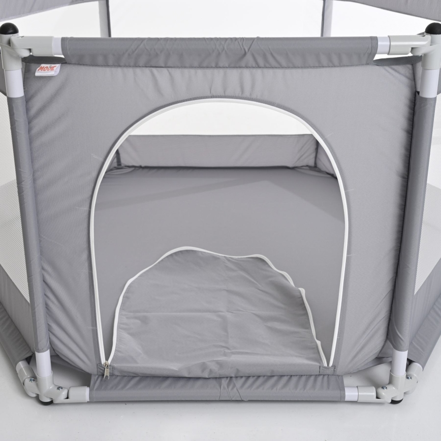 Playpen 120 cm grey