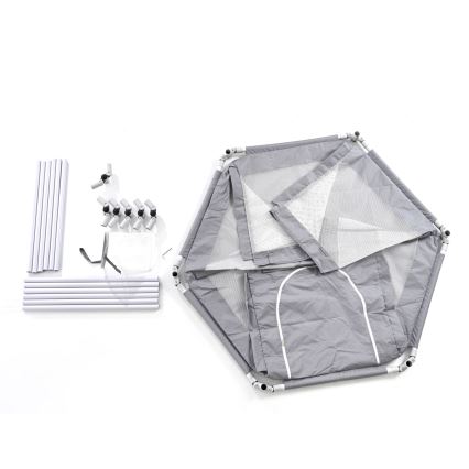 Playpen 120 cm grey