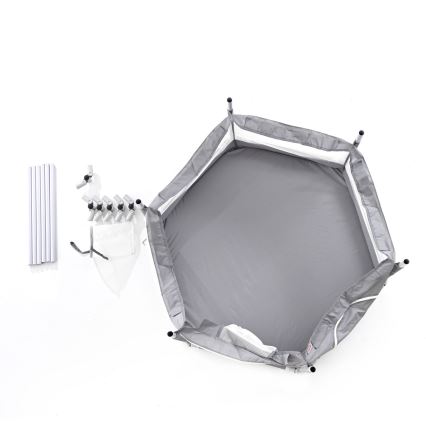 Playpen 120 cm grey