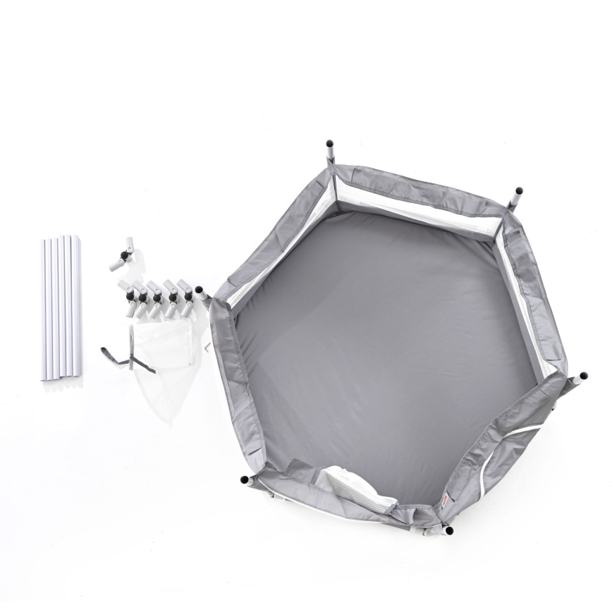 Playpen 120 cm grey