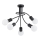 PLENA Flush‑mount Ceiling Light 5x E27/15W/230V, Black