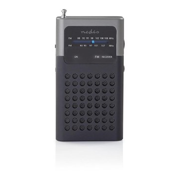 Pocket FM radio 1,5W/2xAAA