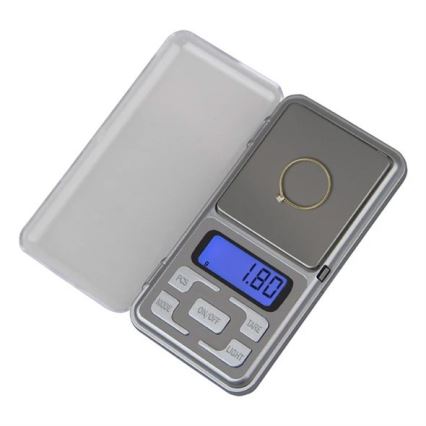 Pocket scale 200 g 2xAAA grey