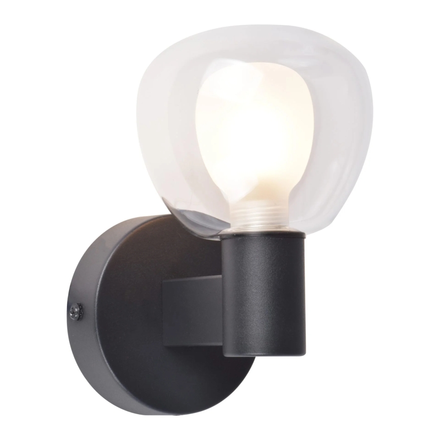 POLA Bathroom Wall Light 1xG9/5W/230V IP44 Black/Clear