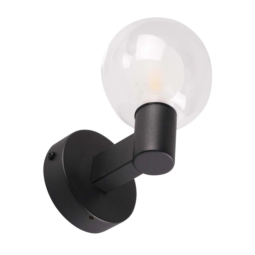 POLA Bathroom Wall Light 1xG9/5W/230V IP44 Black/Clear