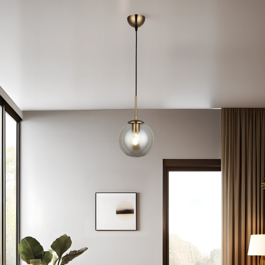 POLINO cable pendant light 1x E27/40W/230V, bronze