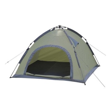 Pop up tent for 3-4 people PU 3000 mm green