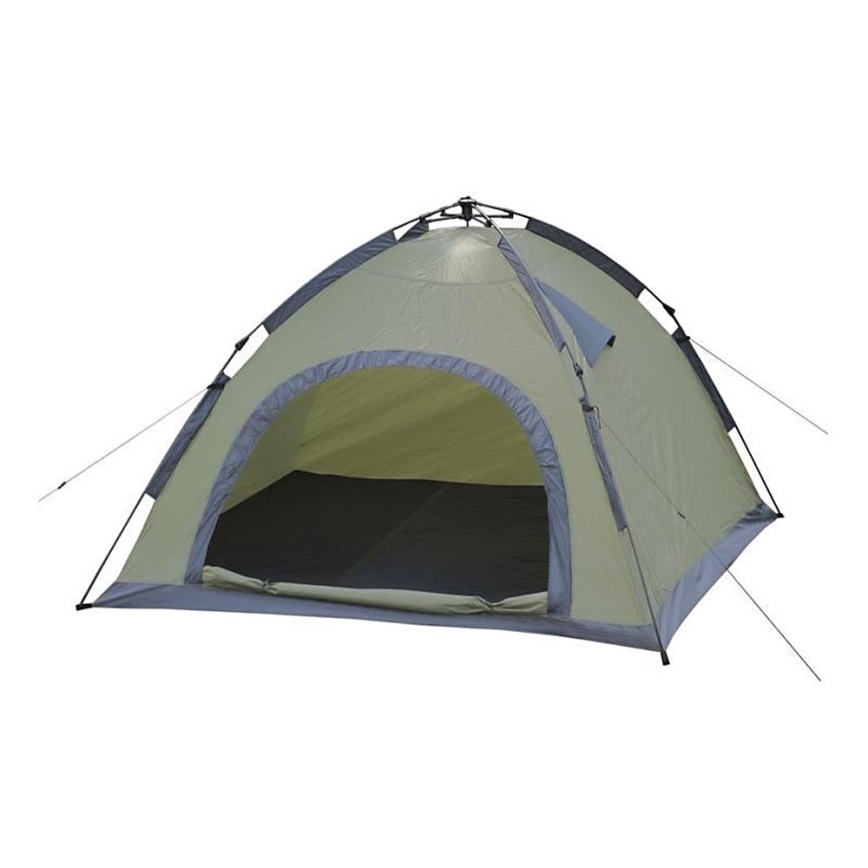 Pop up tent for 3-4 people PU 3000 mm green