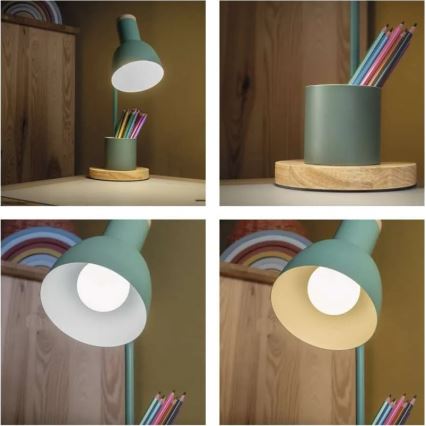 POPPY Table Lamp 1xE27/25W/230V Green