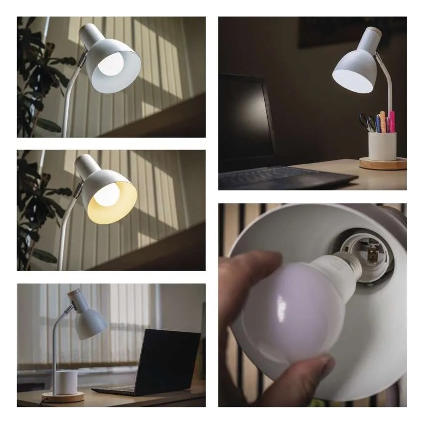 POPPY Table Lamp 1xE27/25W/230V, White