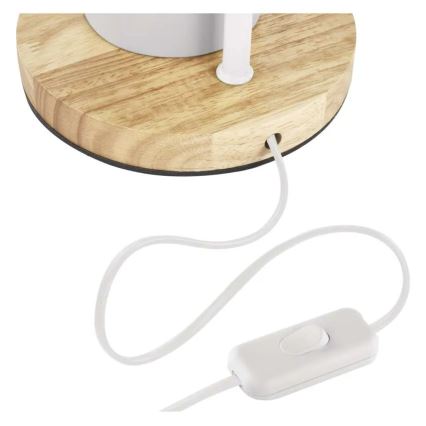 POPPY Table Lamp 1xE27/25W/230V, White
