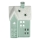 Porcelain candle house 11,1 cm mint